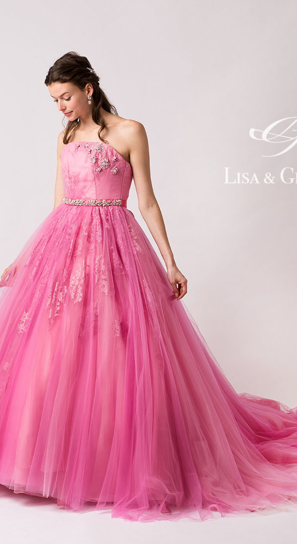 VIVIENNE TAM ビビットなピンクのラップドレス - ワンピース 